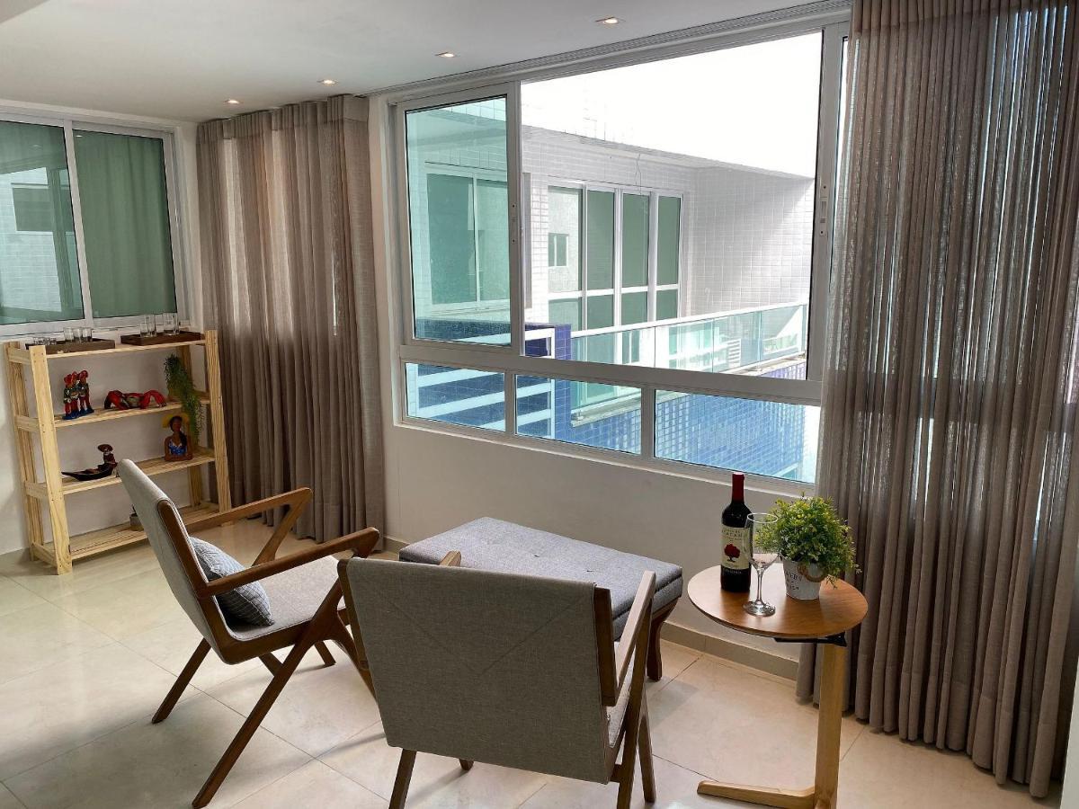 Bela Hospedagem - Pé na areia no Bessa, 02 suites, wifi - Vista piscina e mar João Pessoa Esterno foto